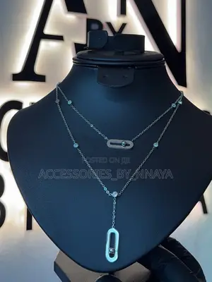 Silver Double Layer Necklace