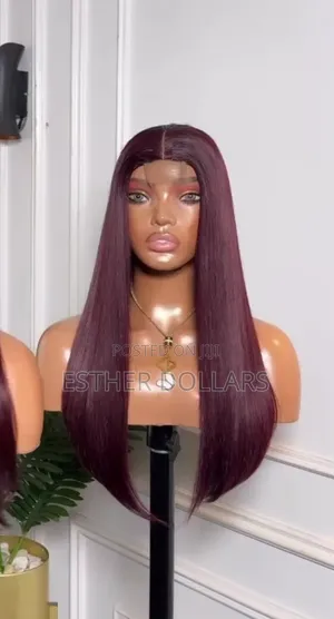 2x6 Vina STW Burgundy Wig