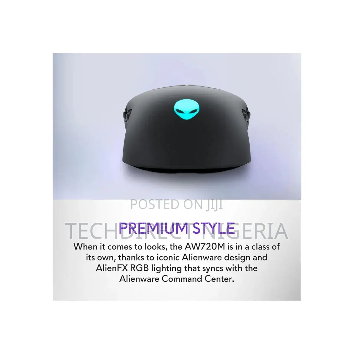 Alienware Aw720m Tri-Mode Wireless Gaming Mouse - Dark Moon