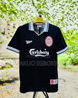 Liverpool Black Reebok 1896/1997 Retro Arsenal and Manu Long Sleeves