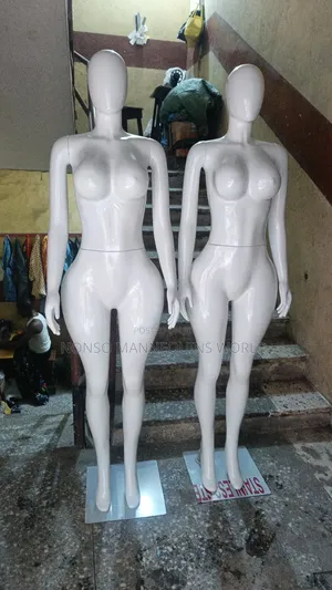 Female Size 12 Glossy White Mannequin