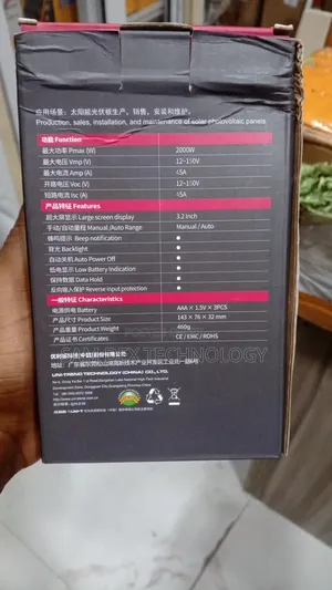 Uni-T Ut673e Solar MPPT Panel Tester