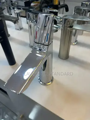 Silver Basin Mixer Tap