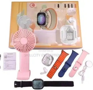 6-in-1 D96 Plus Smartwatch Gift Set