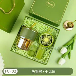 Give Set Cup and Fan Green Pack