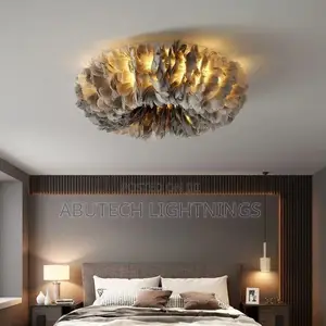 600mm Modern Feather Ceiling Light