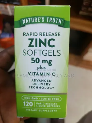 Nature's Truth Zinc Plus Vitamin C -120rapid Release Softgel