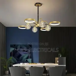 Glass Globe Led Chandelier