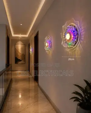 Modern Colorful Lotus Led Wall Sconce