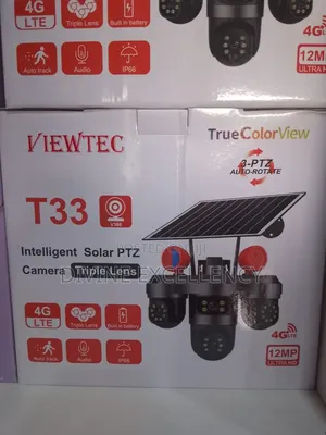 Triple Lens V380 Solar CCTV Camera