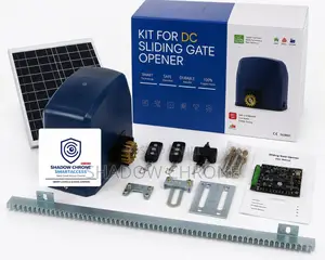 Automatic Dc Sliding Gate Opener With Solar Panel