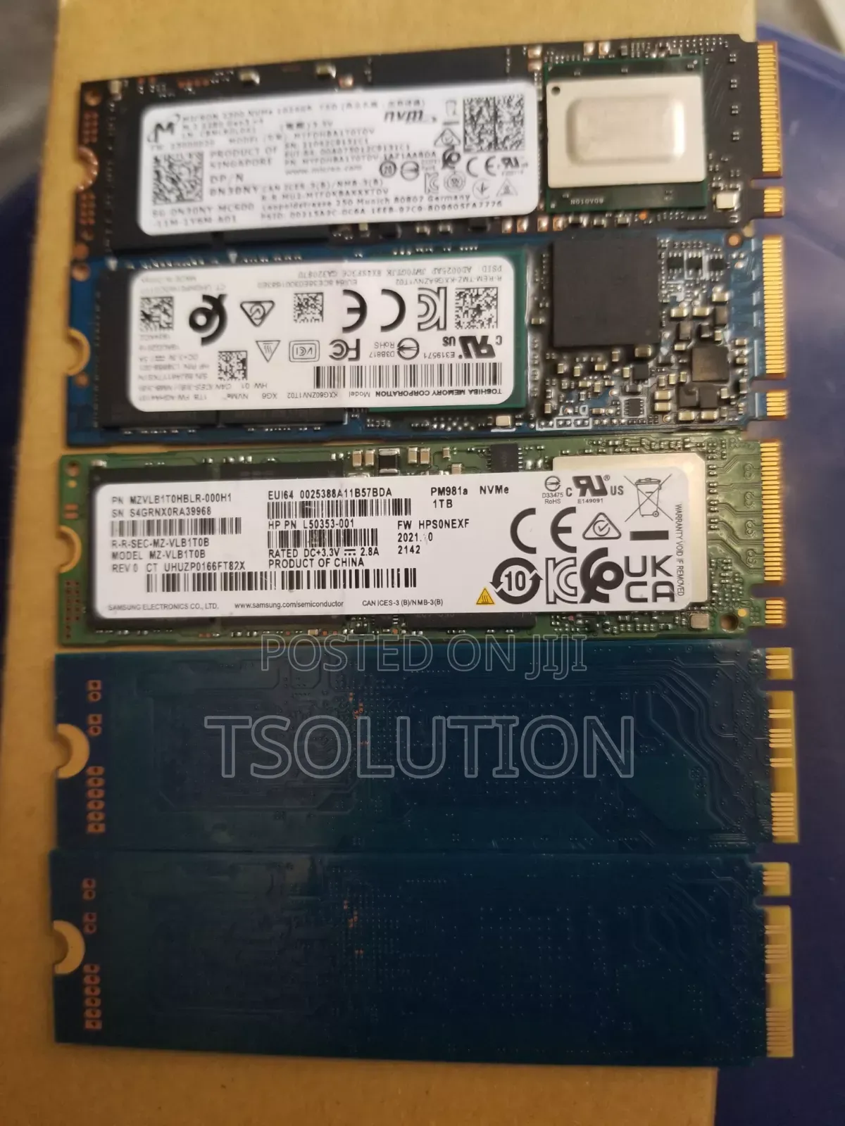 1 Terabyte SSD M.2 Nvme