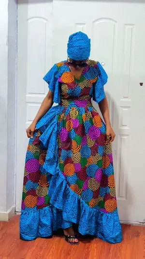 Long Gown and Scarf - Style 099