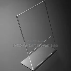 Plain A3 Acrylic Table Sign for Office, Hotel Event Display