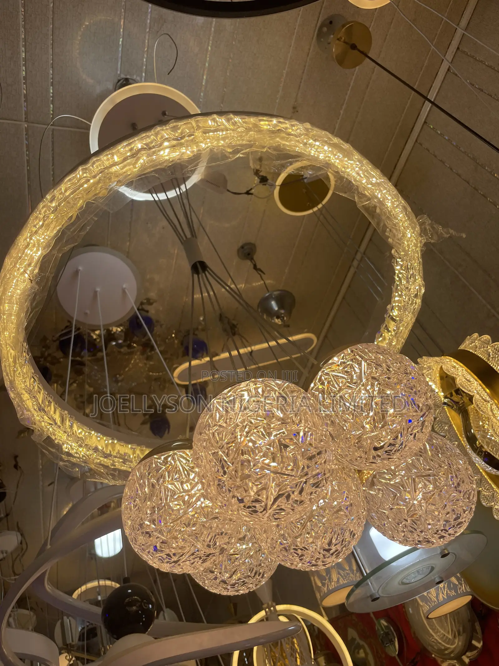 Crystal Ball Led Chandelier