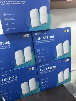 Ruijie Rg-Est350g, 5 Km, 16 Dbi Wireless Bridge (2-Packs)