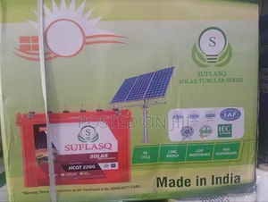 Suflasq 12v 220ah Tall Tubular Battery