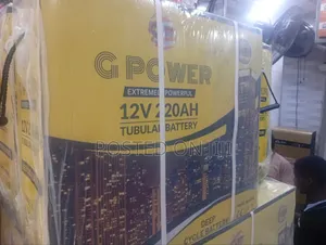 G Power 220ah 12v Tall Tubular Battery