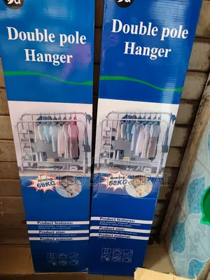 68kg Heavy Duty Double Pole Only Available in Black Colour