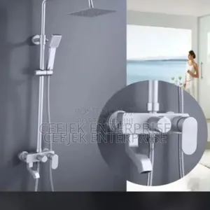 Luxury White Aluminum Shower