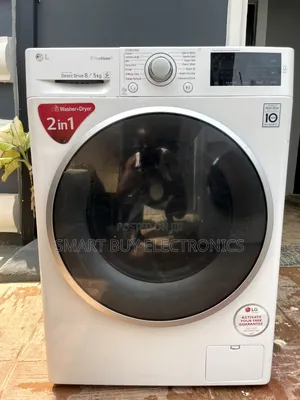 Lg 8/5kg Inverter Direct Drive Motor, Turbowash, Truesteam, Smart.