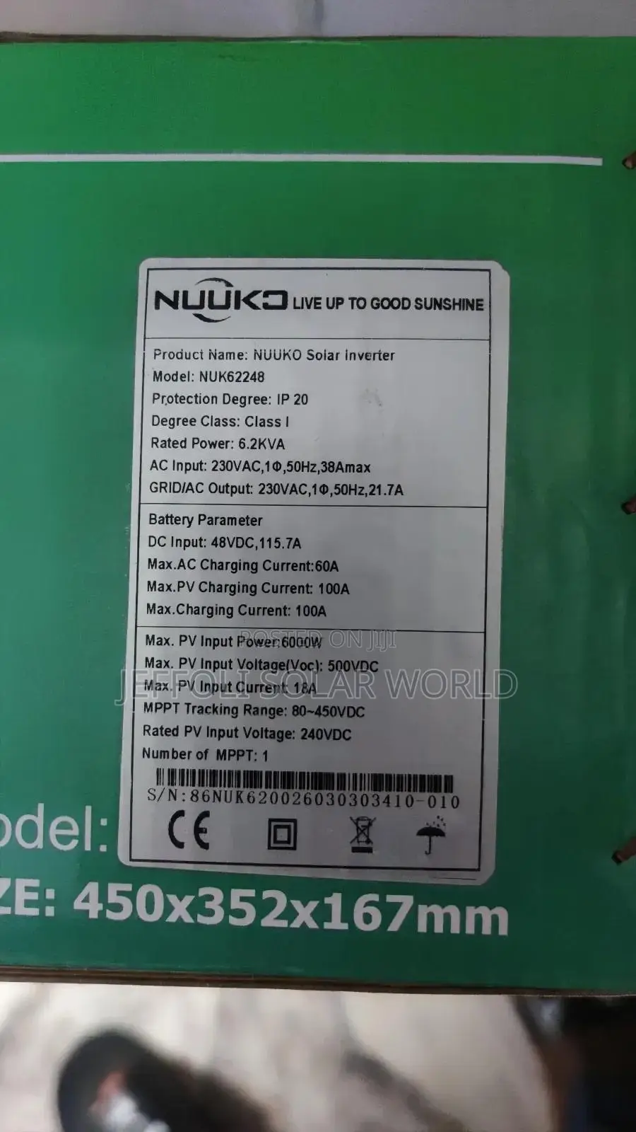 Nuuko 6.2kva 48