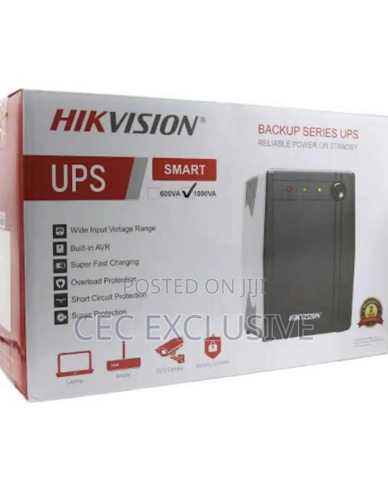 1000va Smart Hikvision Ups
