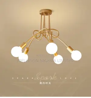 5 Hands Twist Led Chandelier