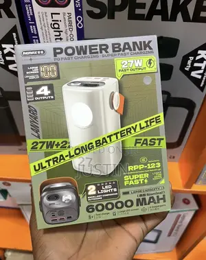 Remax 60000mah Power Bank Fast Charging 27w Fast Output