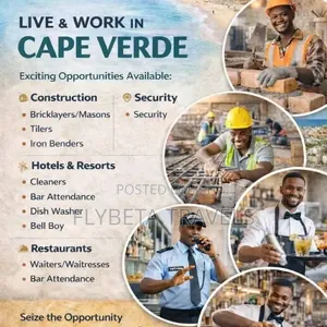 Cape Verde, Mauritius Visit To Work Package Available