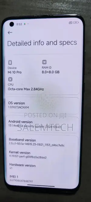 Xiaomi Mi 10 Pro 256 GB Gold