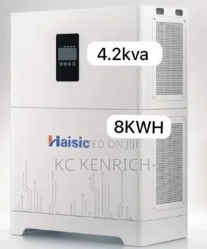Haisic Lithium Solar Battery All In One, 8kwh Batery, 4.2kwh Inverter