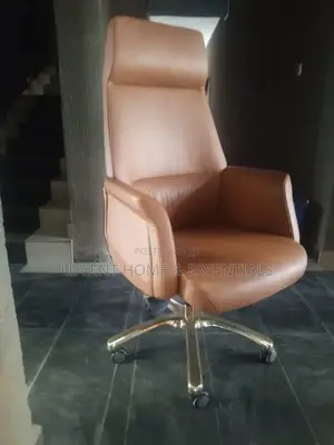 Royal Tan Leather Ceo Boss Chair – Ultra-Luxury Executive Office Chair