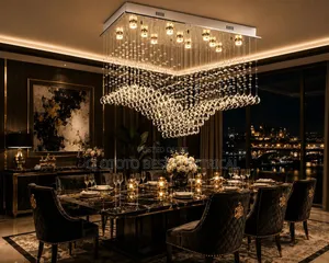 Crystal Rain Drop Luxury Light, 1000mm Size