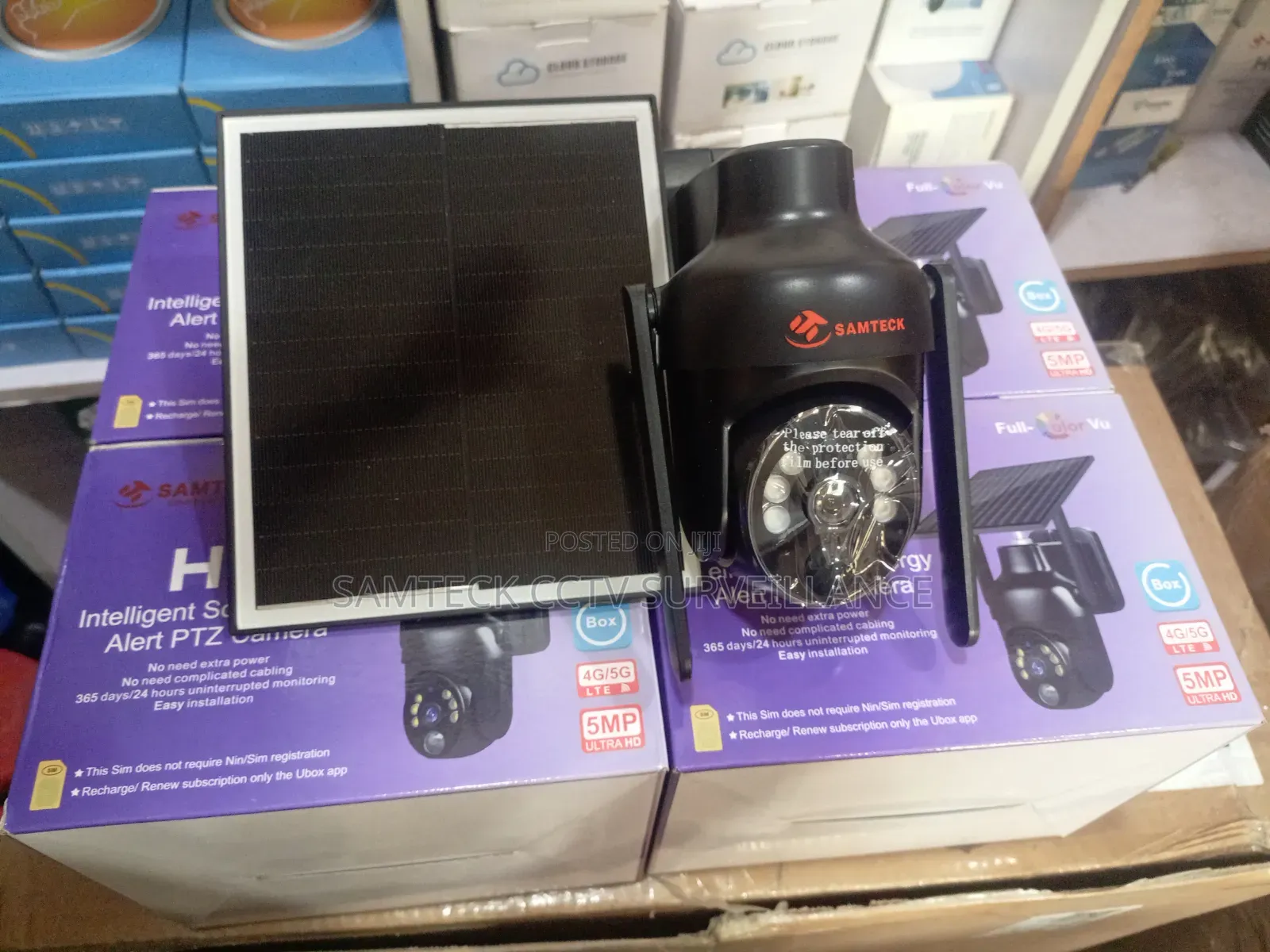 Mini PTZ 4g Solar Camera