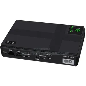 10400mah 18w Multifunction Network Mini Ups - Black