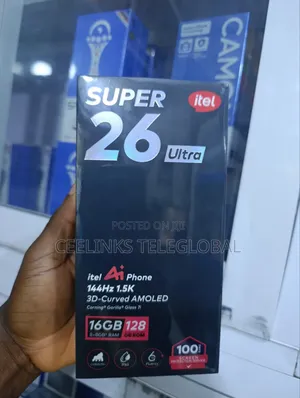 New Itel Super 26 Ultra 128 GB Silver