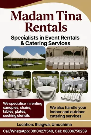 Indoor and Outdoor Rental Services.