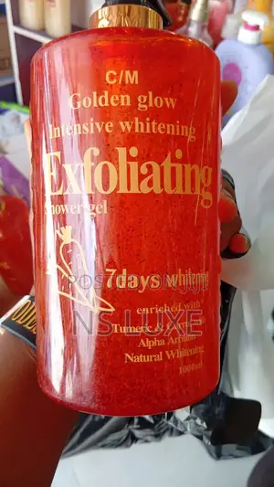 C/M Golden Glow Intensive Whitening Exfoliating Shower Gel