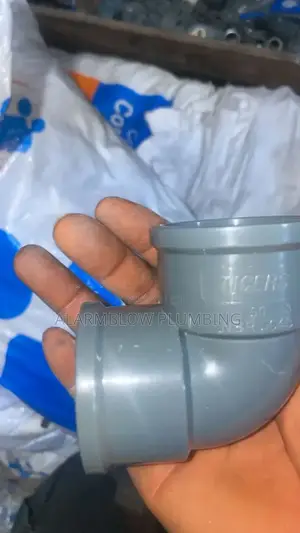 Tigre PVC 50mm 90-Degree Elbow Plumbing Fitting.