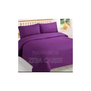 Bedding Sets Plain Purple Duvet Set With Pillowcase