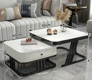 Imported Quality Marble Top Cooperate Center Table