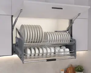 Pull Out Cabinet Plate Rack
