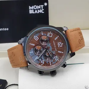 The Montblanc Timewalker Leather Watch