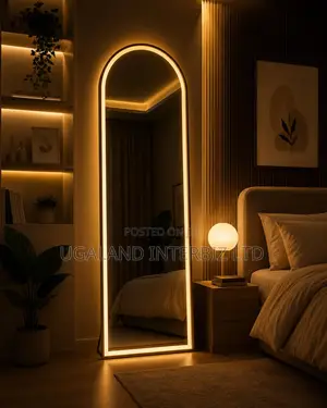Modern Halo Arch Mirror