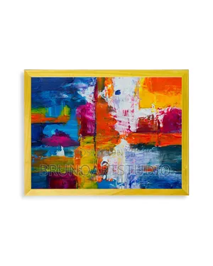 `Abstract Framed Wall Art Print – Modern Decor