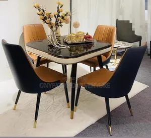 Quality 4 Seater Dinning Set With Marble Top