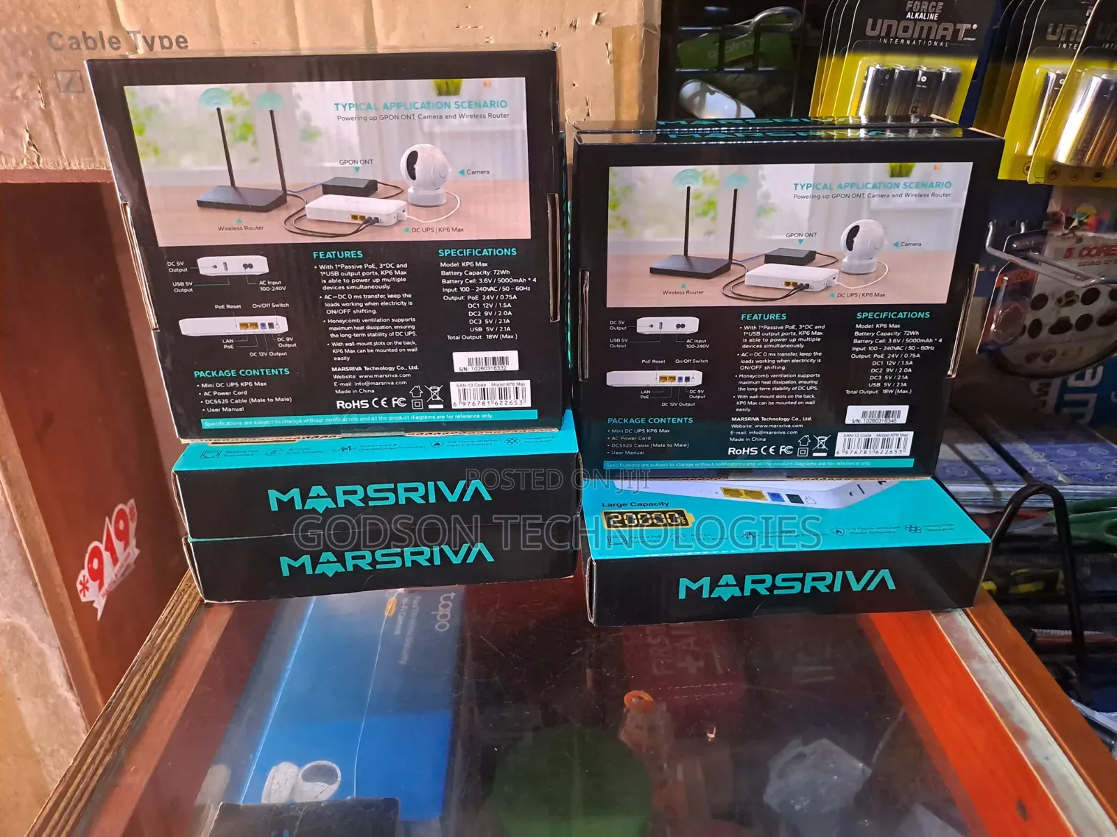 Marsriva 20000 Smart Mini Dc Ups