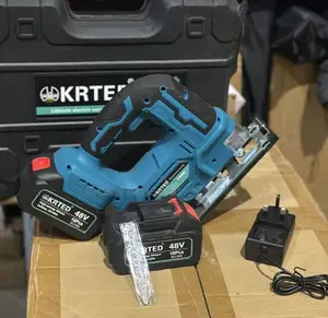 Krted 48v Cordless Jigsaw Machine Set Includes Two Batteries Charger