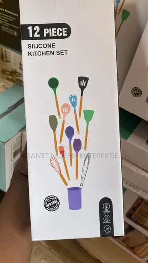 12pcs Silicone Cooking Spoon